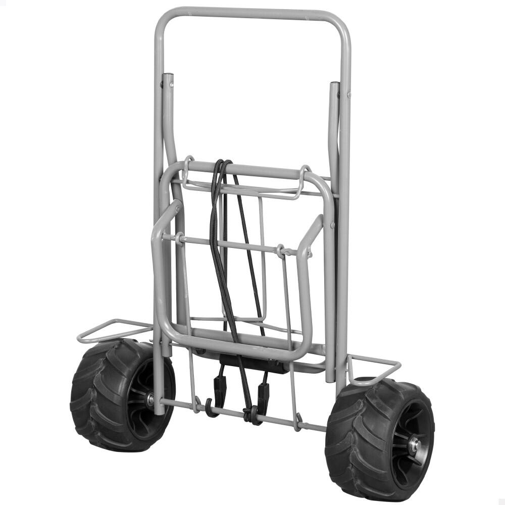 Aktive Carro playa plegable c/ruedas grandes y cuerda de sujeción 3/7
