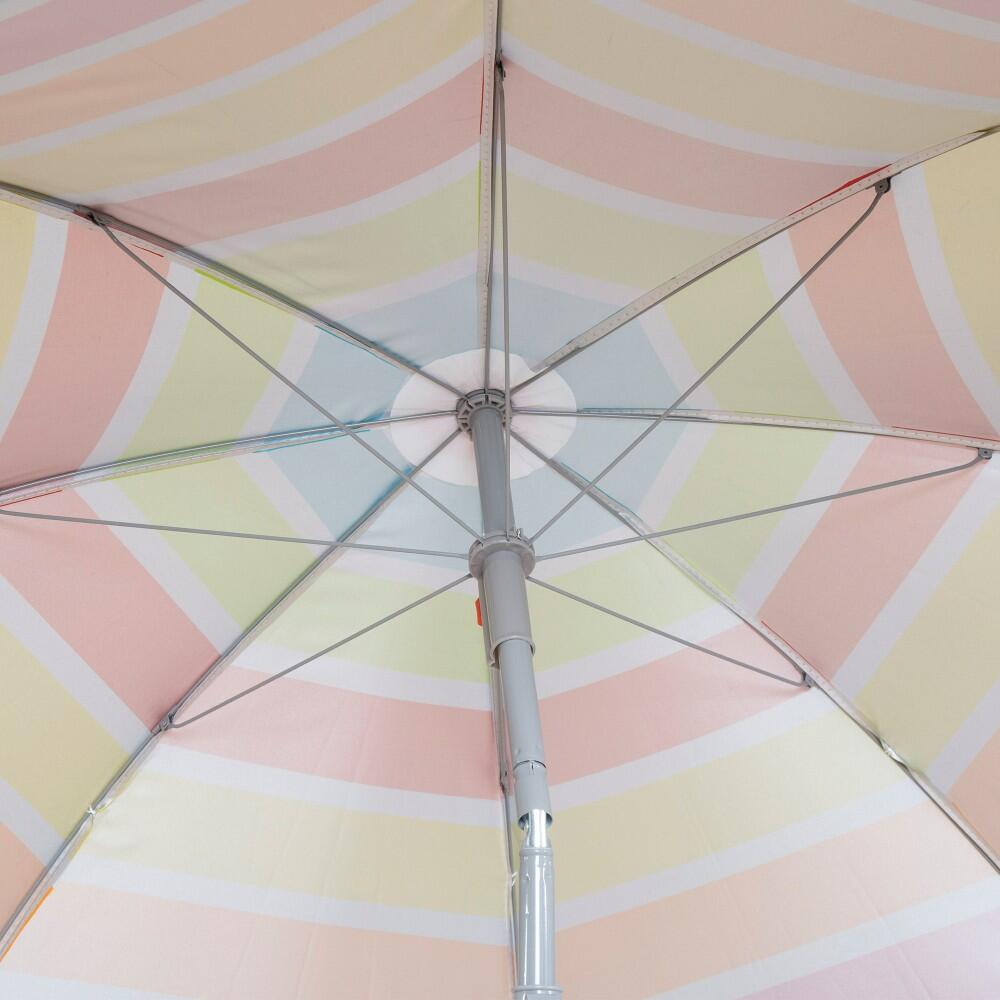 Aktive Parapluie de plage 8 tiges 160 cm rayé couleurs 5/7