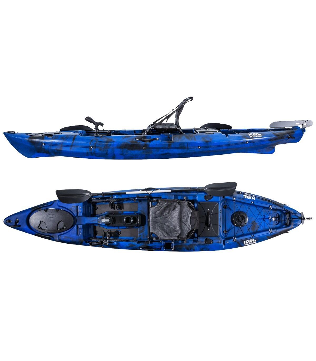 Kayak pesca con silla Aluminio Big Pro Angler 12 (365x84cm) 2/7