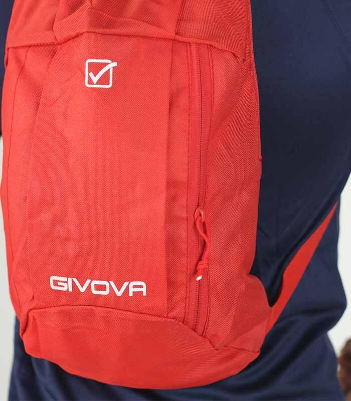 Givova Zaino Capo Rood Rugzak - Duurzaam & Ruim Design 4/5