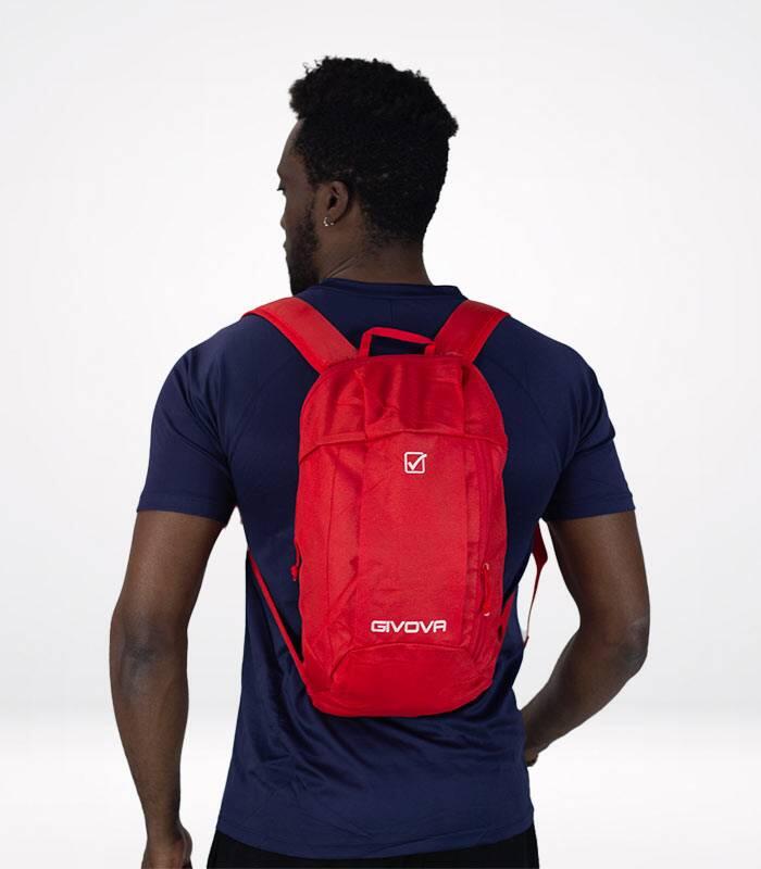 Givova Zaino Capo Rood Rugzak - Duurzaam & Ruim Design 2/5