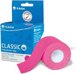 1 rouleau de bande Kinesiotape k-active rose 5cmx5m