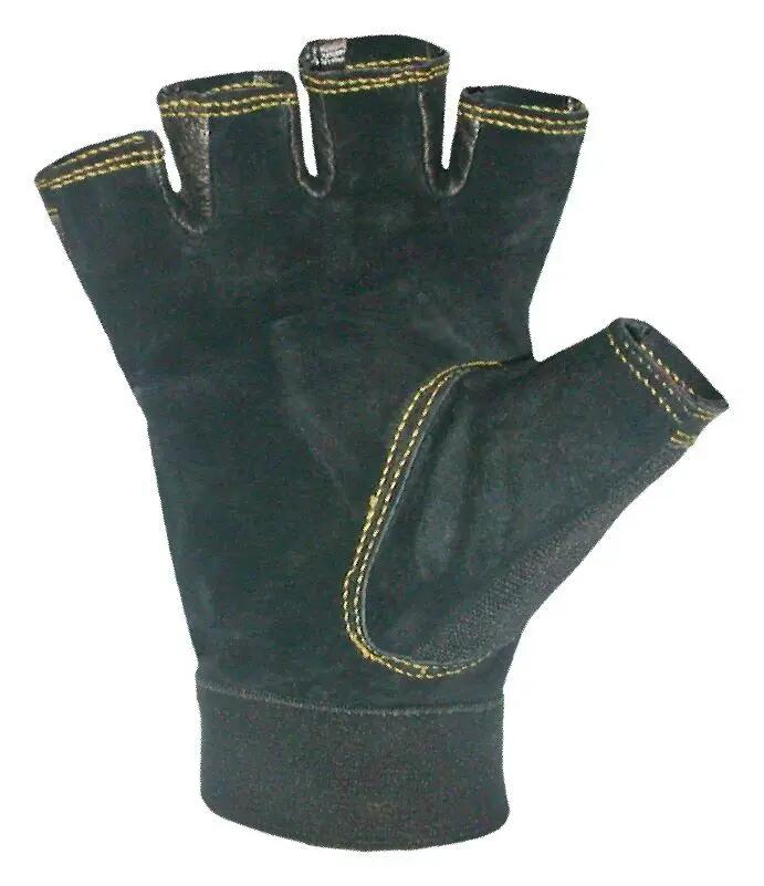 Luvas Caterpillar de meio dedo e pele CAT012202 3/4