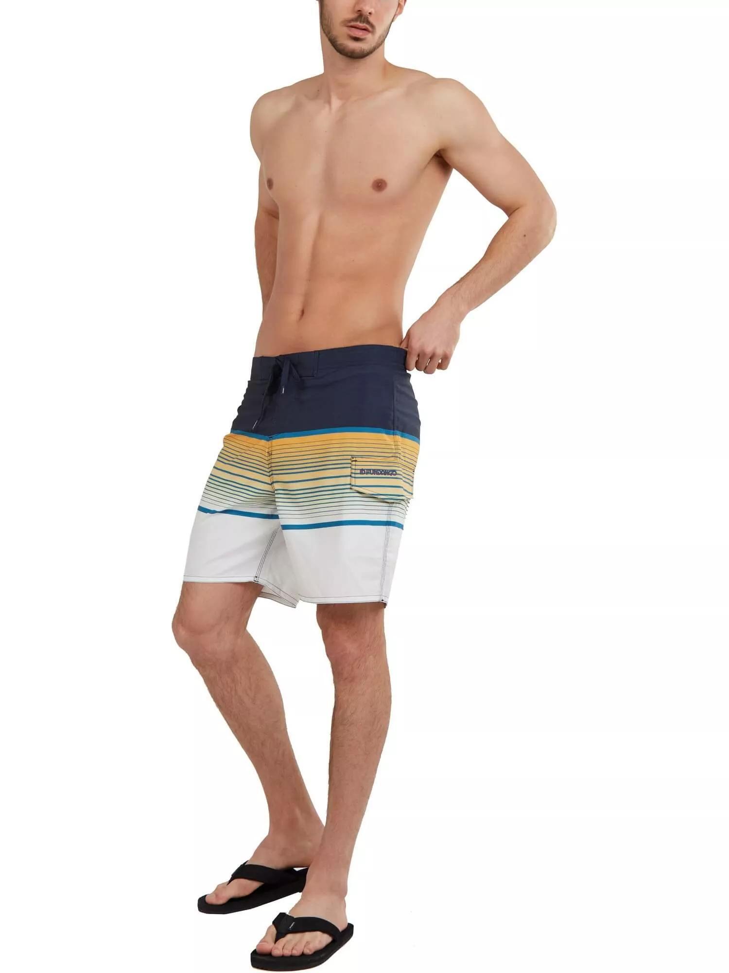 Strandshorts Salimu Boardshort Herren - gelb 4/7