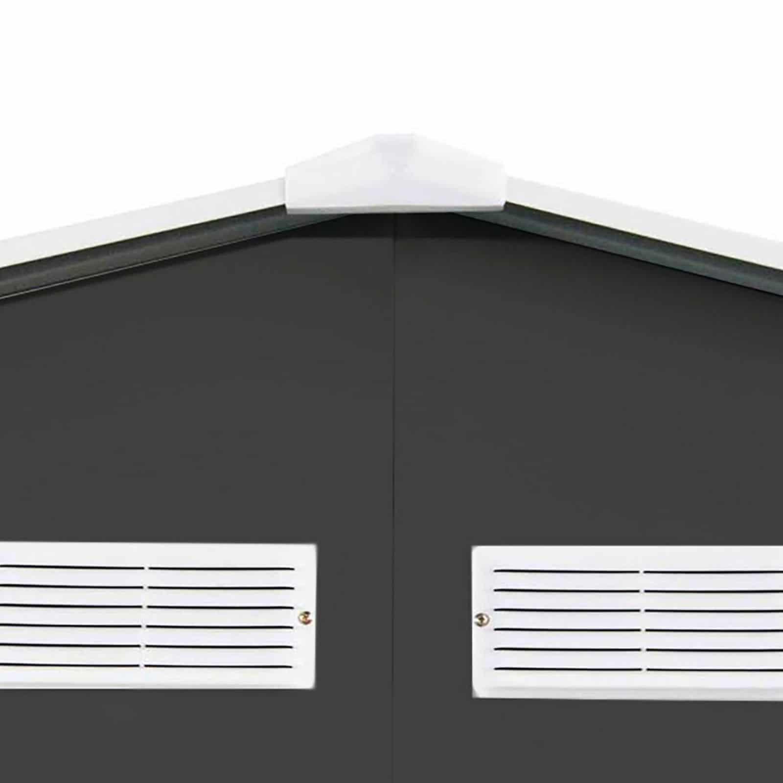 Caseta Metálica Gardiun Bristol 7,74 m² Exterior 321x241x205 cm Acero Galvanizad 3/5