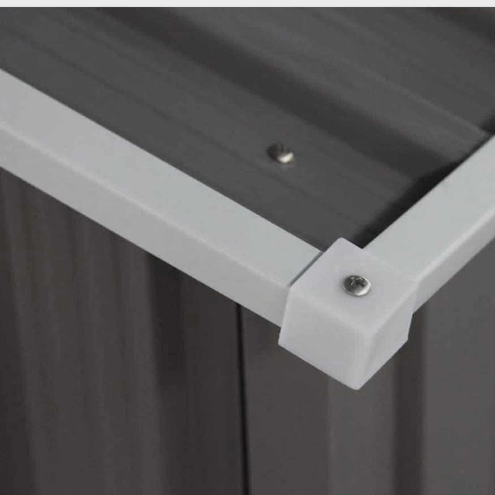 Caseta Metálica Gardiun Bristol 7,74 m² Exterior 321x241x205 cm Acero Galvanizad 2/5