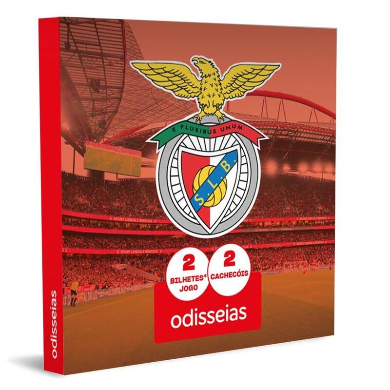 Pack Experiência - Sport Lisboa e Benfica - Bilhetes para o Estádio + Cachecóis