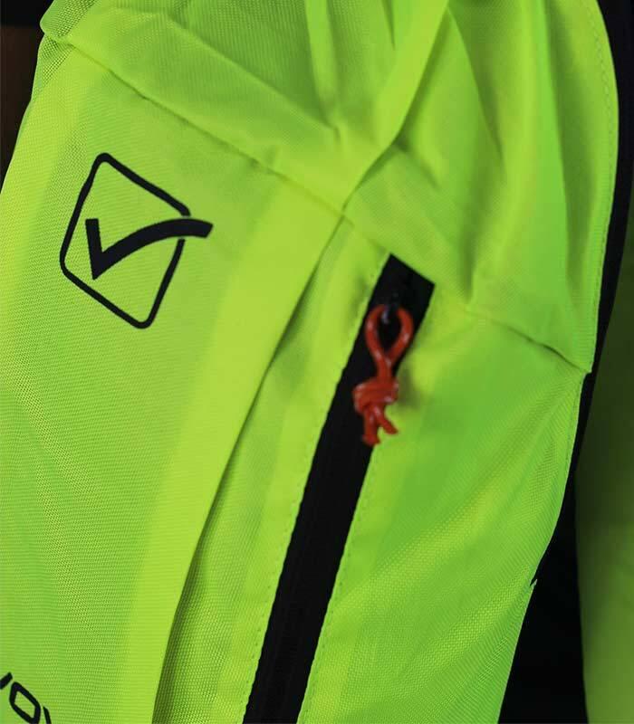 Rugzak Givova Zaino Capo Amarillo Fluo-zwart Geel 4/4
