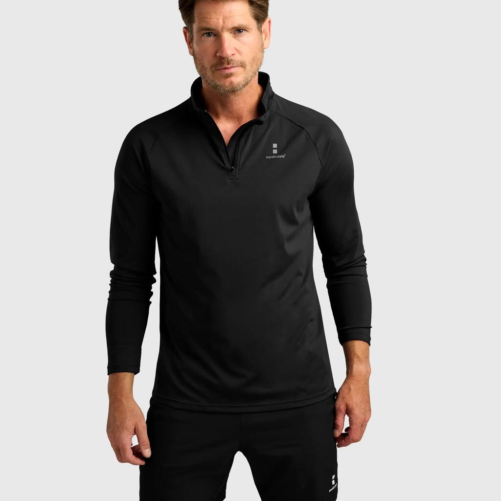 Men's Performance Long Sleeve Tennis/Padel Black