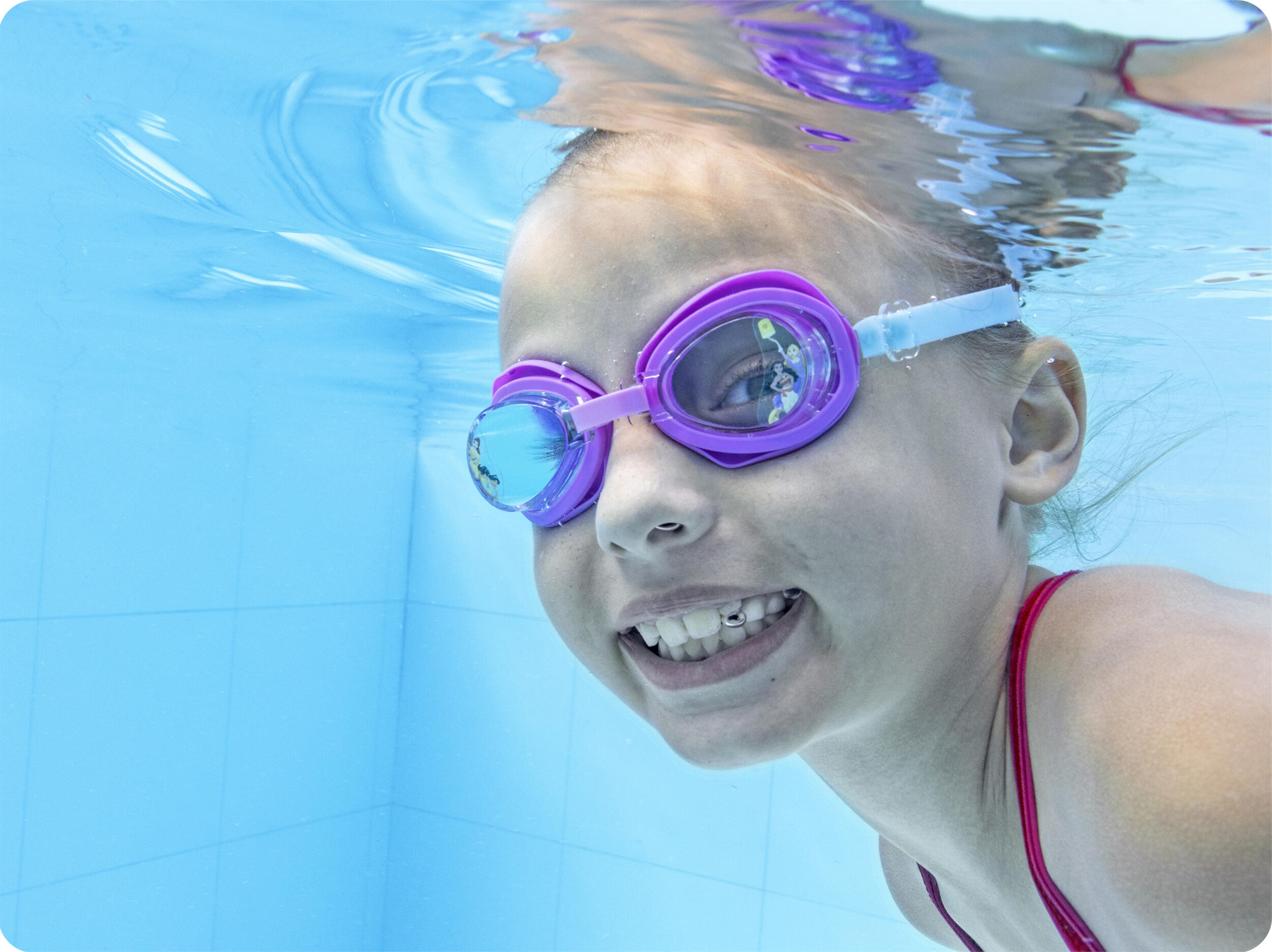 Brassard Piscine Enfant Lunettes De Natation Pour Enfants Bleu