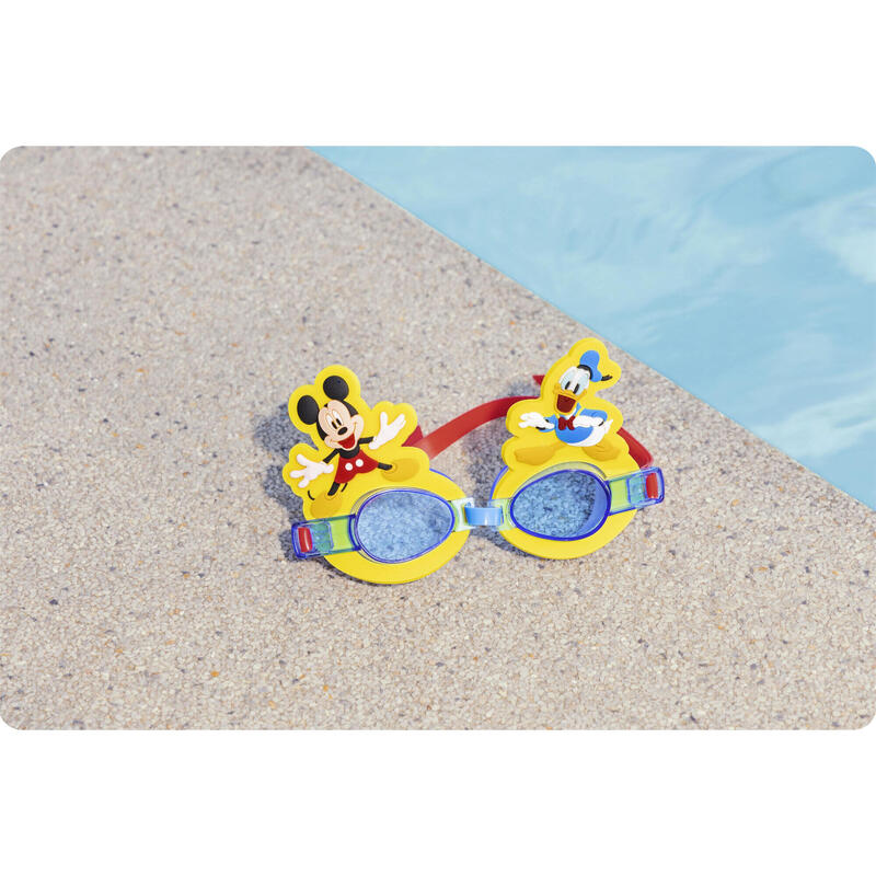 Gafas Submarinismo - Natación niño Bestway Mickey amarillo