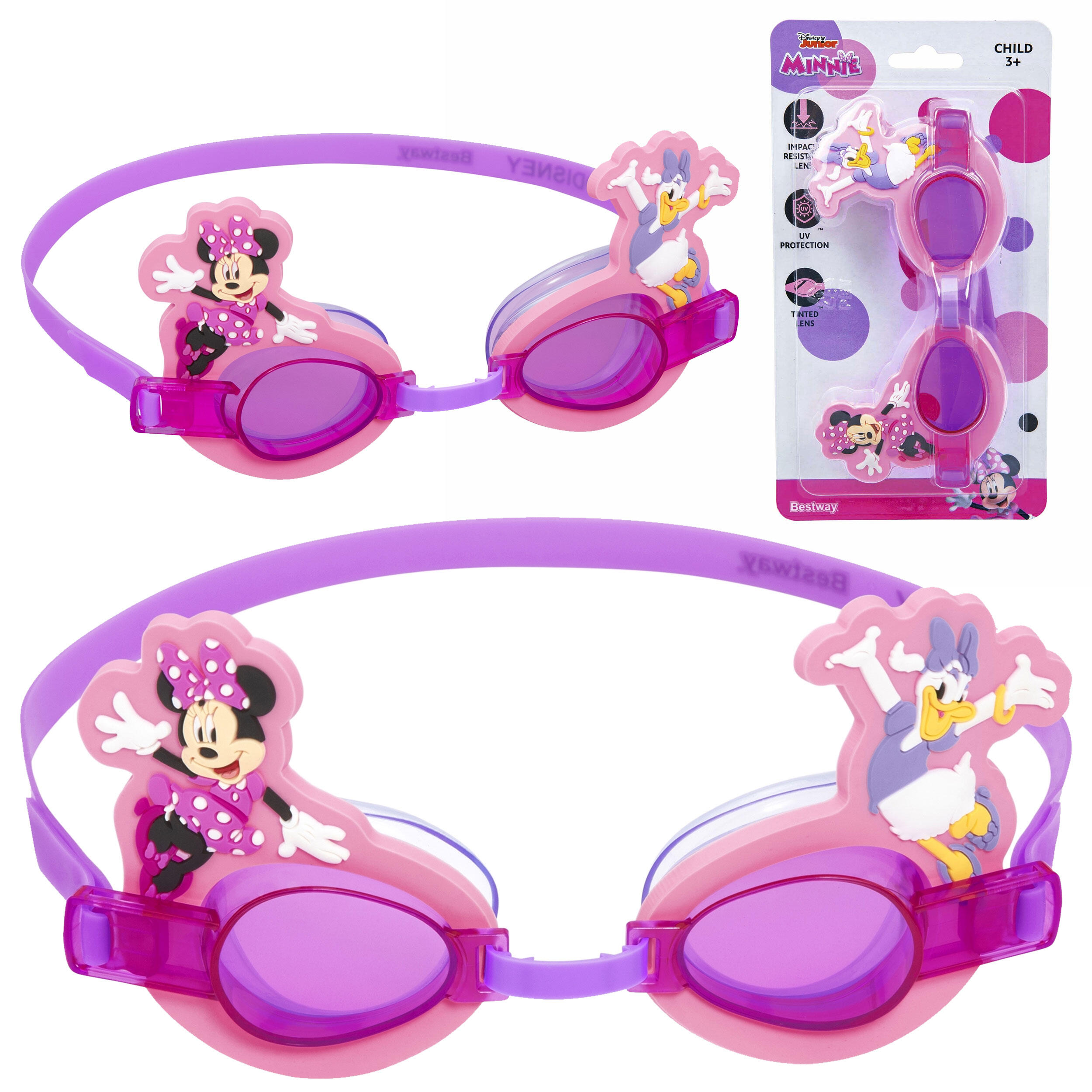 Óculos de Natação Infantil Bestway Minnie