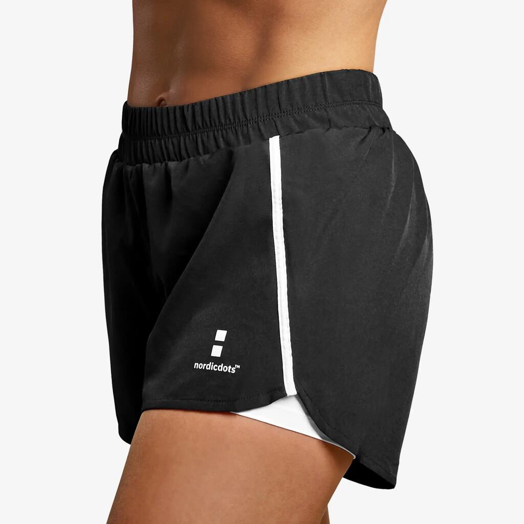 Women's Training Shorts Padel/Tennis Black