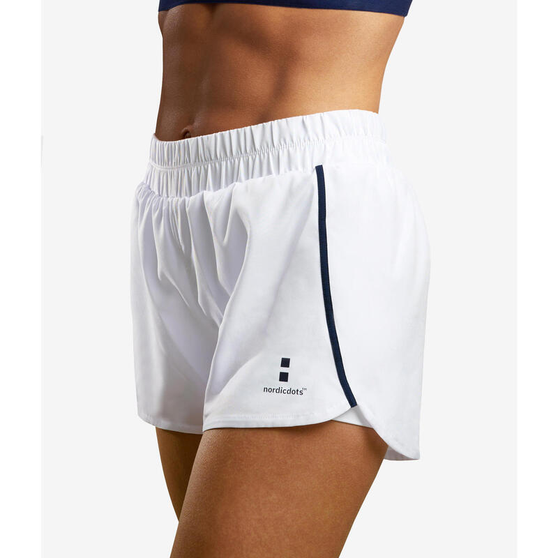 Padel/Tennis Trainingsshorts Dames Wit