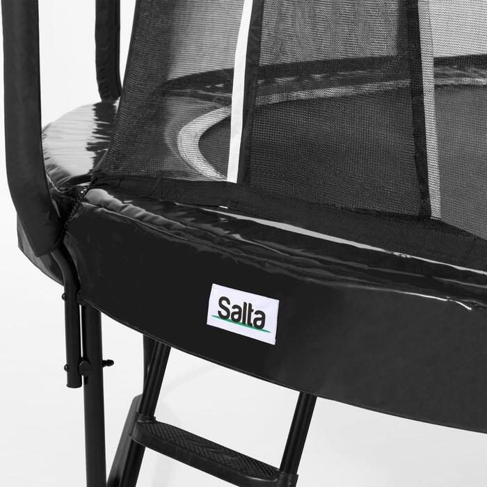 10ft Salta Black Round First Class Edition Trampoline with Enclosure 5/7