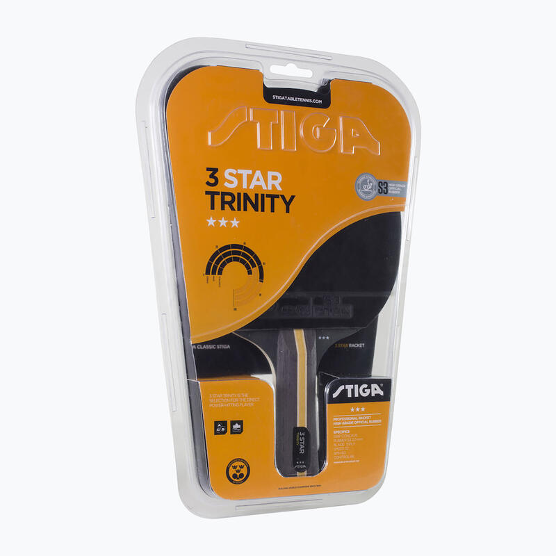 Raqueta de tenis de mesa STIGA Trinity 3 estrellas