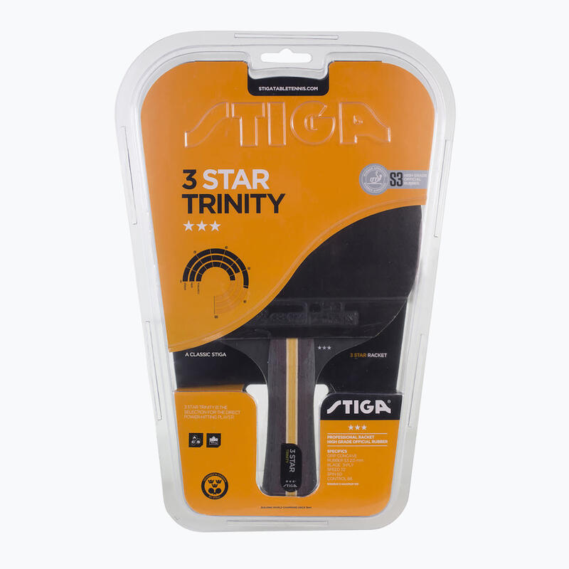 Raqueta de tenis de mesa STIGA Trinity 3 estrellas