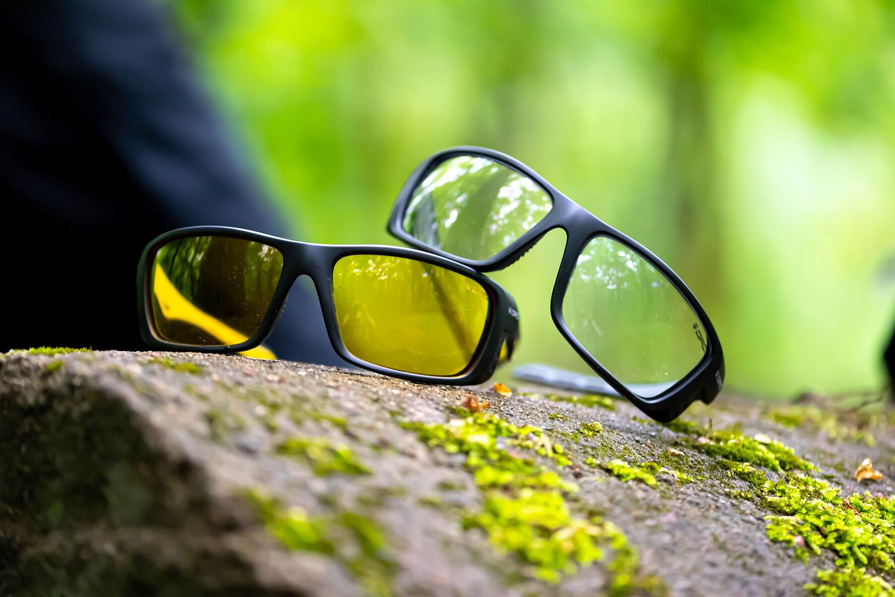 Okulary ochronne SPORT EVEREST Matt Black Ultra Light Yellow CAT.1 + ETUI 7/7