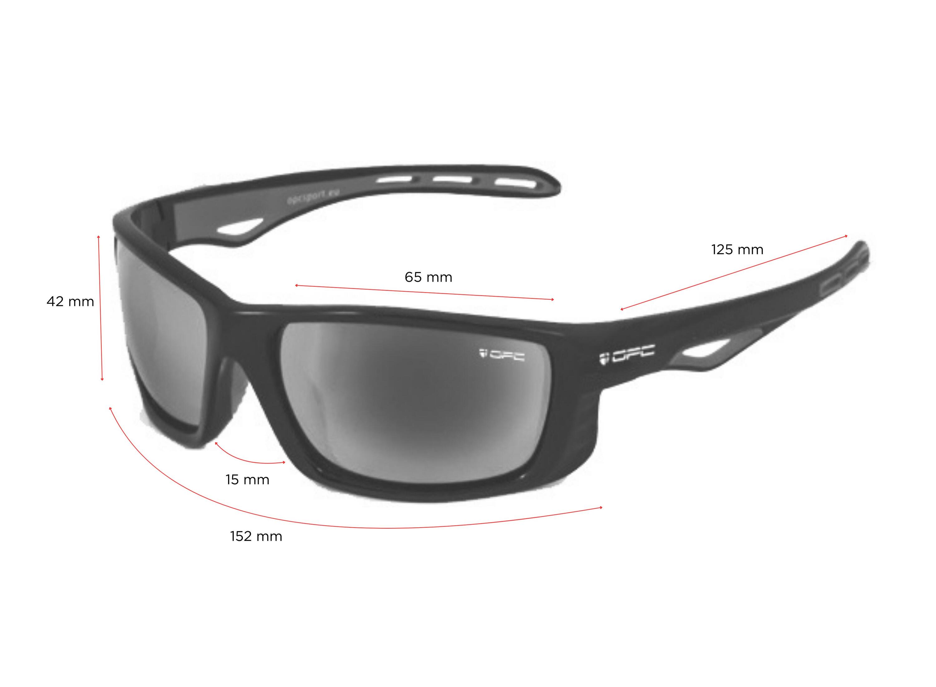 Okulary ochronne SPORT EVEREST Matt Black/Gray Clear + ETUI 4/7