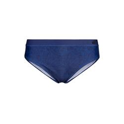 Dames Tina Palm Leaf Bikinibroekje (Marine)