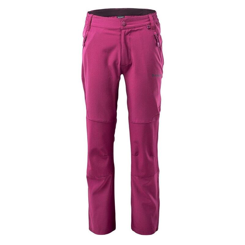 Pantalones de Senderismo Amilo Niñas Boysenberry, Púrpura Potente