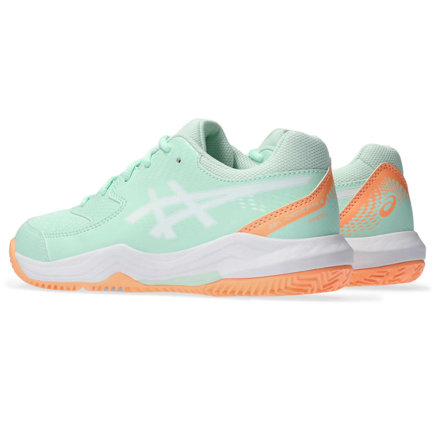 Zapatillas Tenis Niños- ASICS Gel-Dedicate 8 PADEL GS - Mint Tint/White 5/7