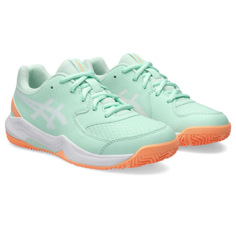 Zapatillas Tenis Niños- ASICS Gel-Dedicate 8 PADEL GS - Mint Tint/White