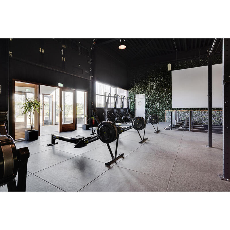 Gresie sport pentru pardoseală 20mm - 100x100cm - Antracit