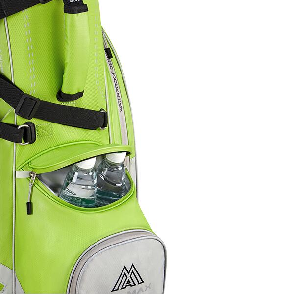 BIG MAX Golftas Standbag  Dri Lite Hybrid Plus Limoen Meerkleurig