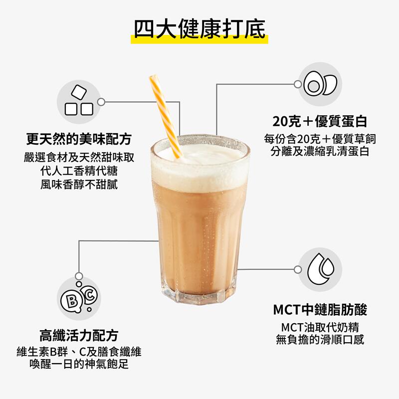 乳清蛋白 (10入無盒包裝) - 職人抹茶 (一分甜)