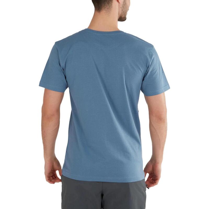 Basic-T Logo 12 férfi rövid ujjú póló - kék