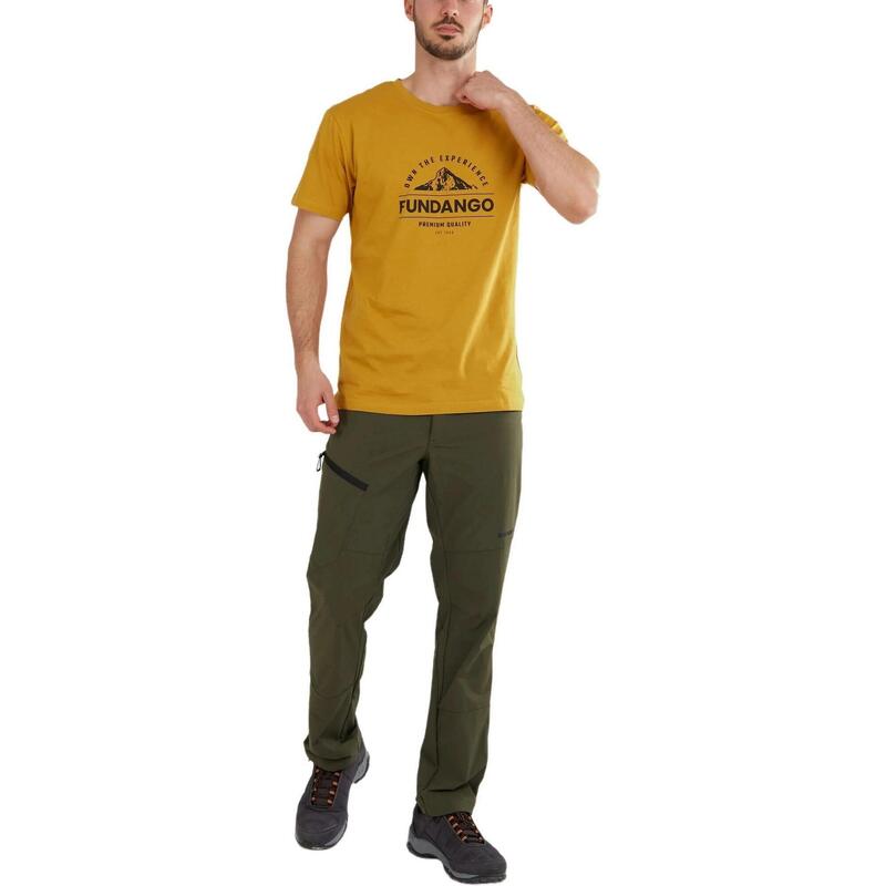Basic-T Logo 12 férfi rövid ujjú póló - sárga