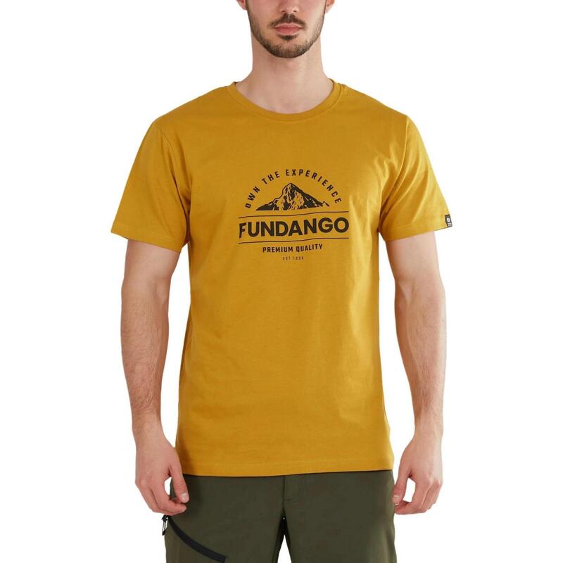 Basic-T Logo 12 férfi rövid ujjú póló - sárga