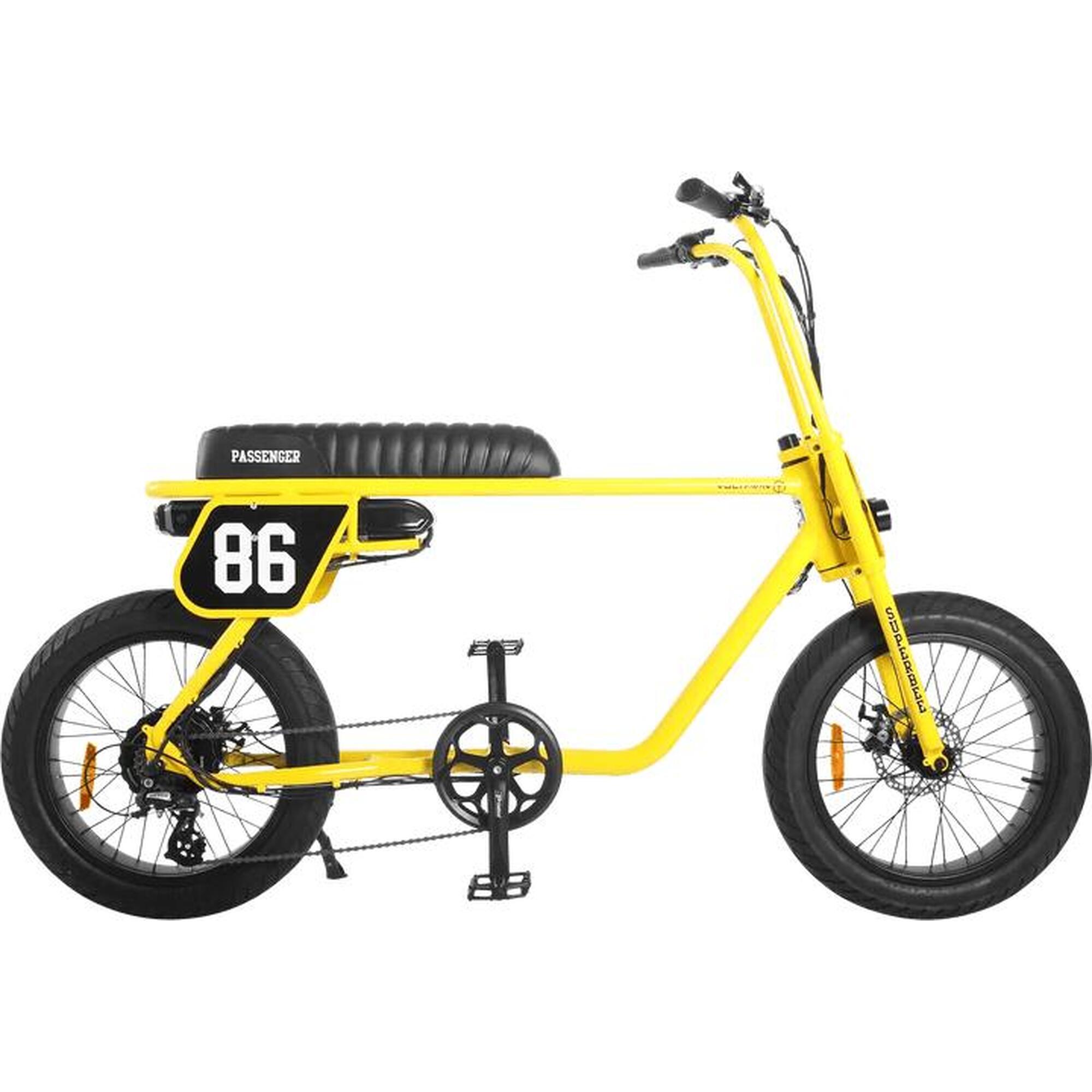 Velo Electrique Voltaway Passenger Fat Bike RoyalBlue FluroRed VOLTAWAY Decathlon