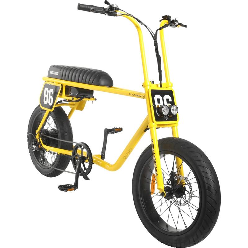 Bicicleta eléctrica Voltaway Passenger Fat Bike Yellow/Black