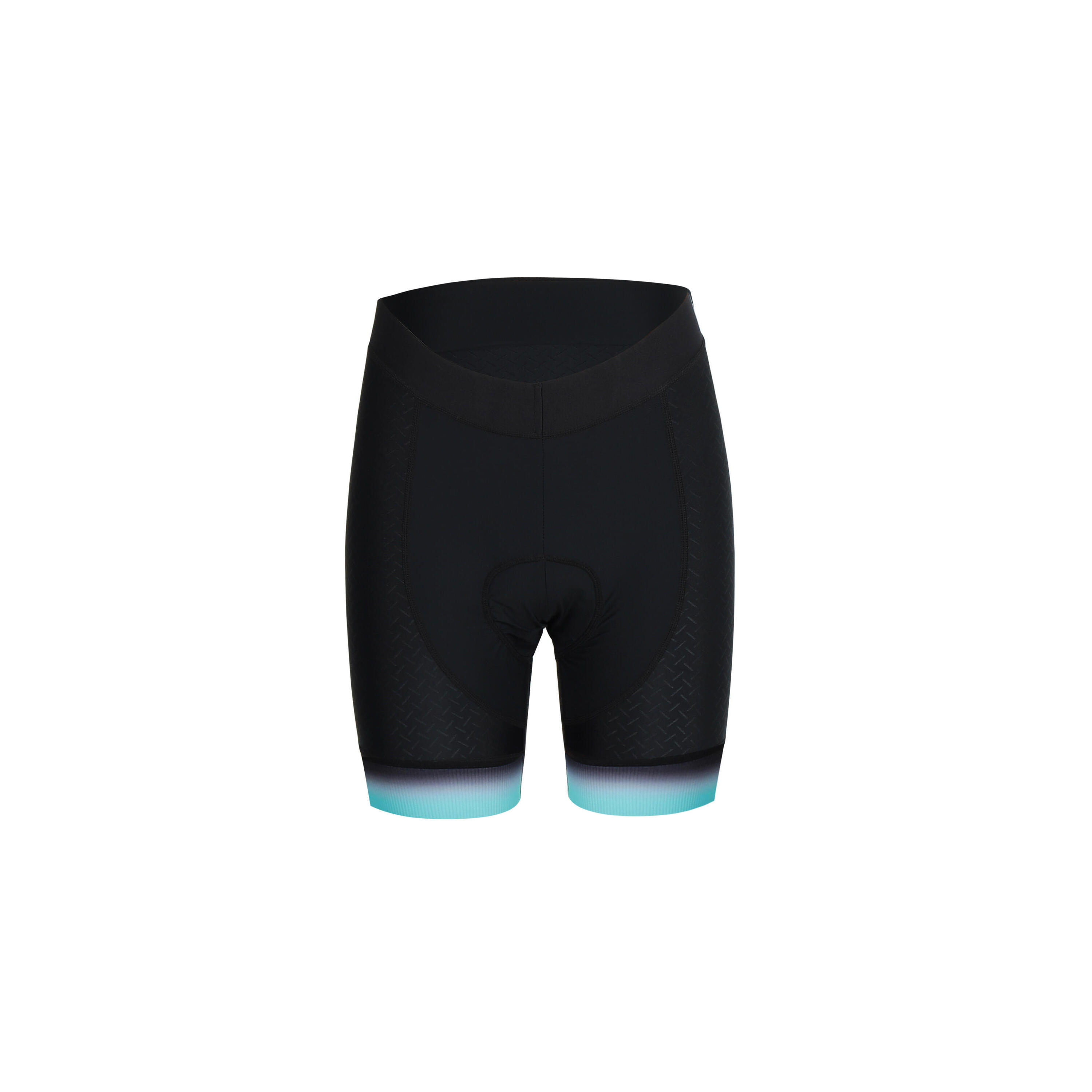 WEAR DESIGN Pantaloncini da ciclismo MARINA donna nero/verde