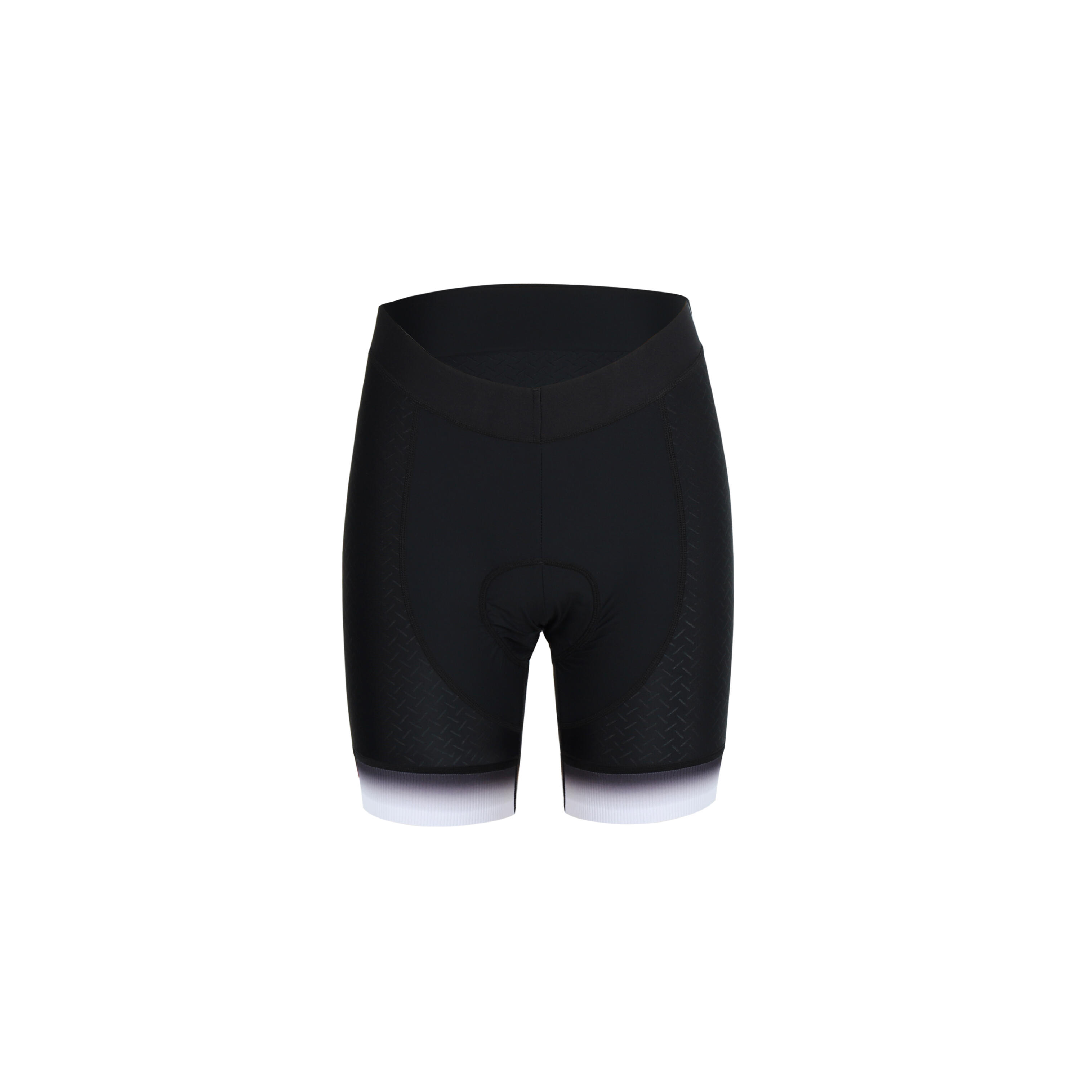 Calções de ciclismo para mulher MARINA preto/branco
