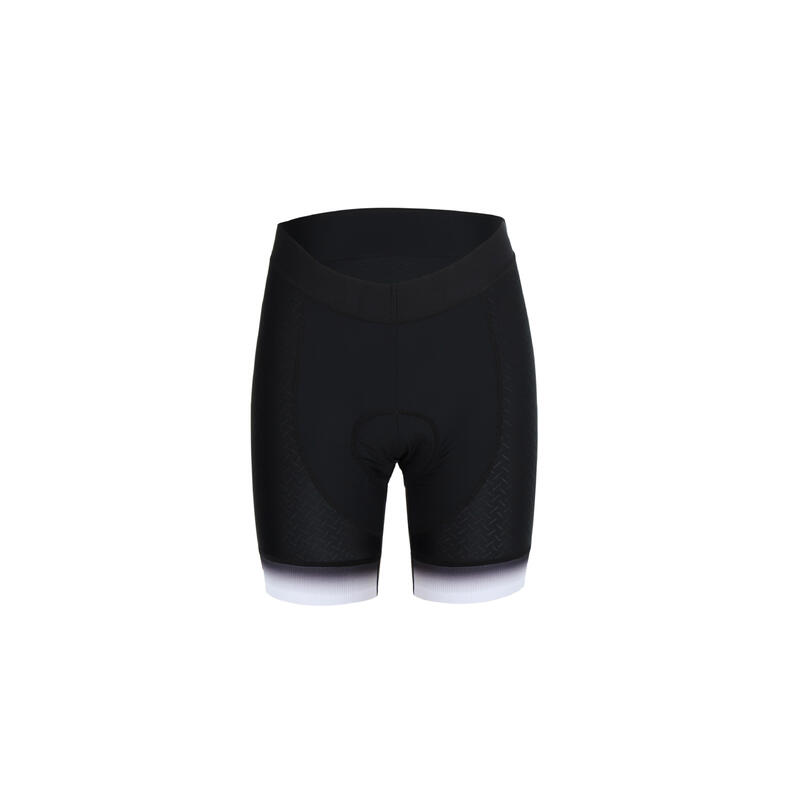 Culotte ciclismo mujer MARINA negro/blanco