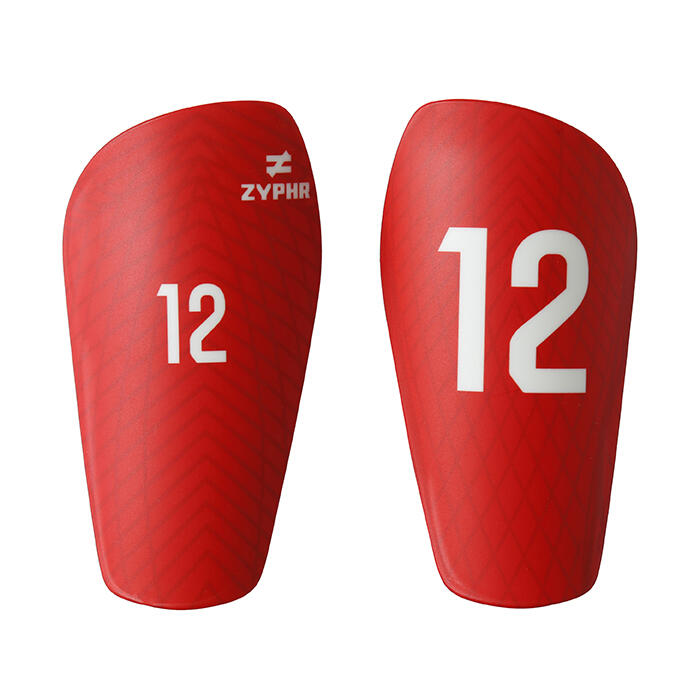 Hong Kong Fan Support Shin Guard - Child & Adult (Red - S)