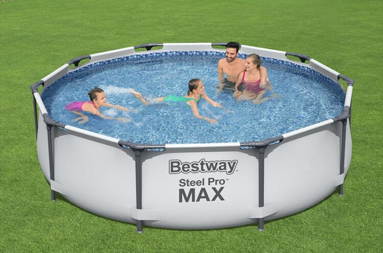 Piscina Desmontable Tubular Bestway Steel Pro Max 366x76 cm con Depuradora Cartu 4/5