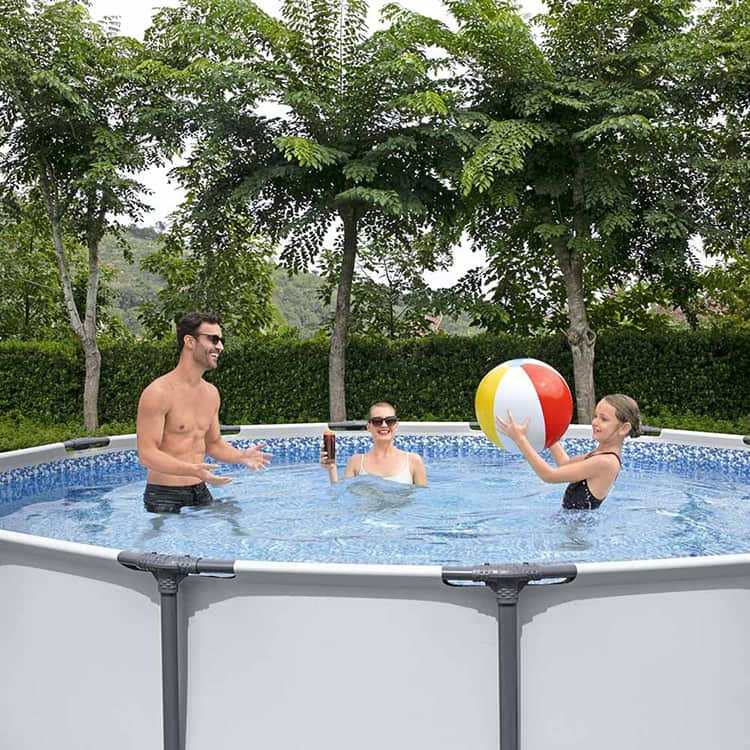 Piscina Desmontable Tubular Bestway Steel Pro Max 366x76 cm con Depuradora Cartu 2/5