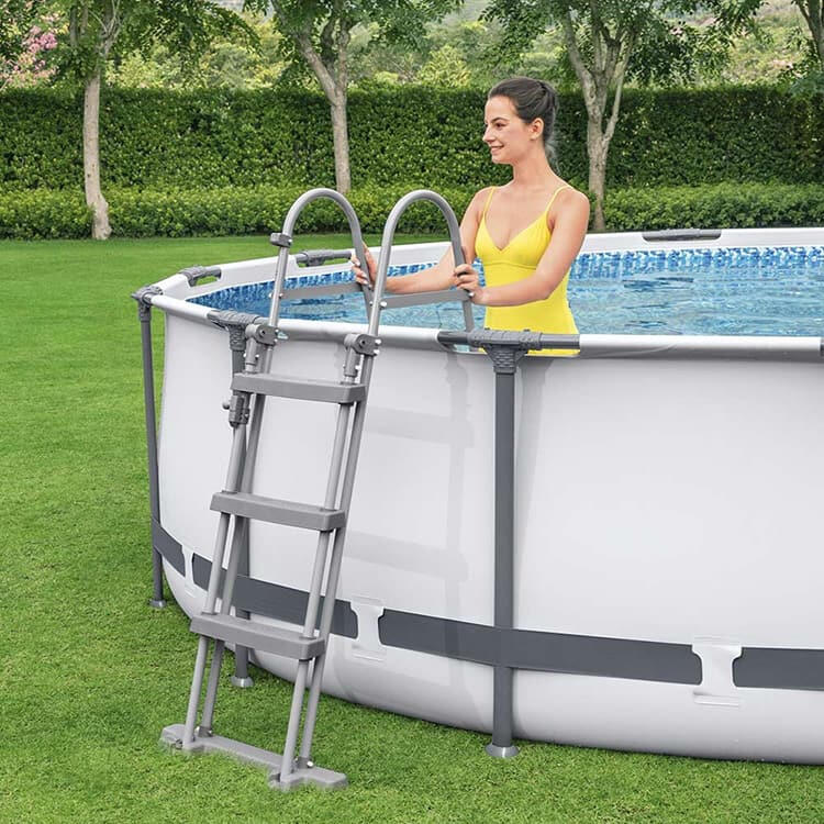 Piscina Desmontable Tubular Bestway Steel Pro Max 366x76 cm con Depuradora Cartu 3/5
