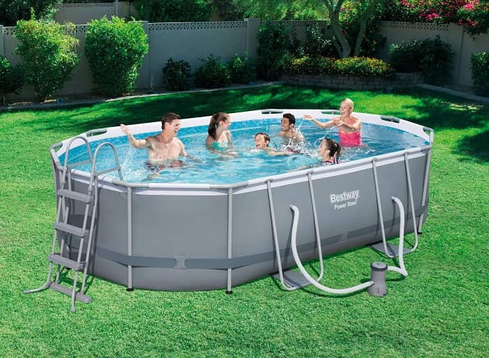 Piscina Desmontable Tubular Bestway Power Steel Oval 488x305x107 cm con Depurado 3/7