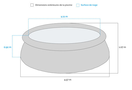 Piscina Hinchable Fast Set Bestway Ratán 457x107 cm con Depuradora Cartucho 2.00 3/7