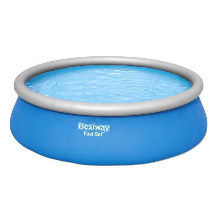 Bestway - Bestway Piscine Autoportante Fast Set Ronde 457 X 122 Cm Avec Accessoires - Piscine - Vert - Taille Unique - Decathlon