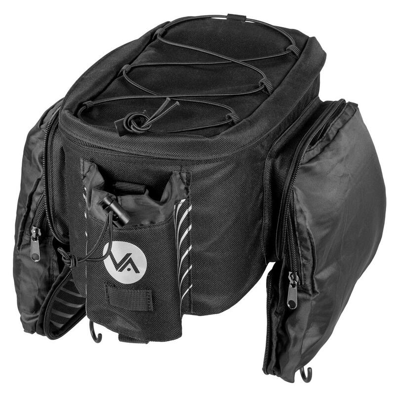 Sac à vélo pour porte-bagages VAYOX VA0171 imperméable extensible 12L
