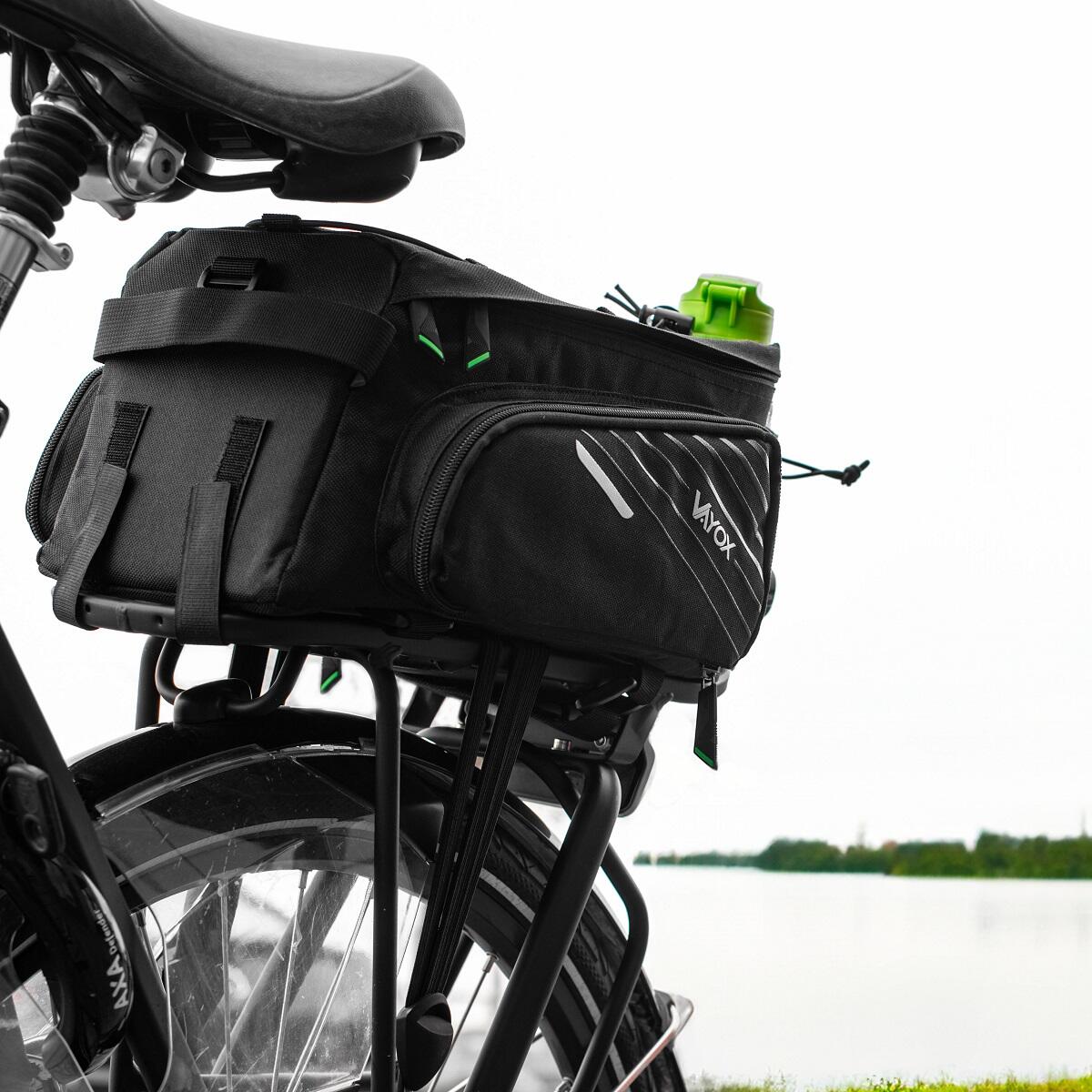 Gepäckträgertasche für Fahrrad VAYOX VA0171, wasserdicht, faltbar, 12L 2/8