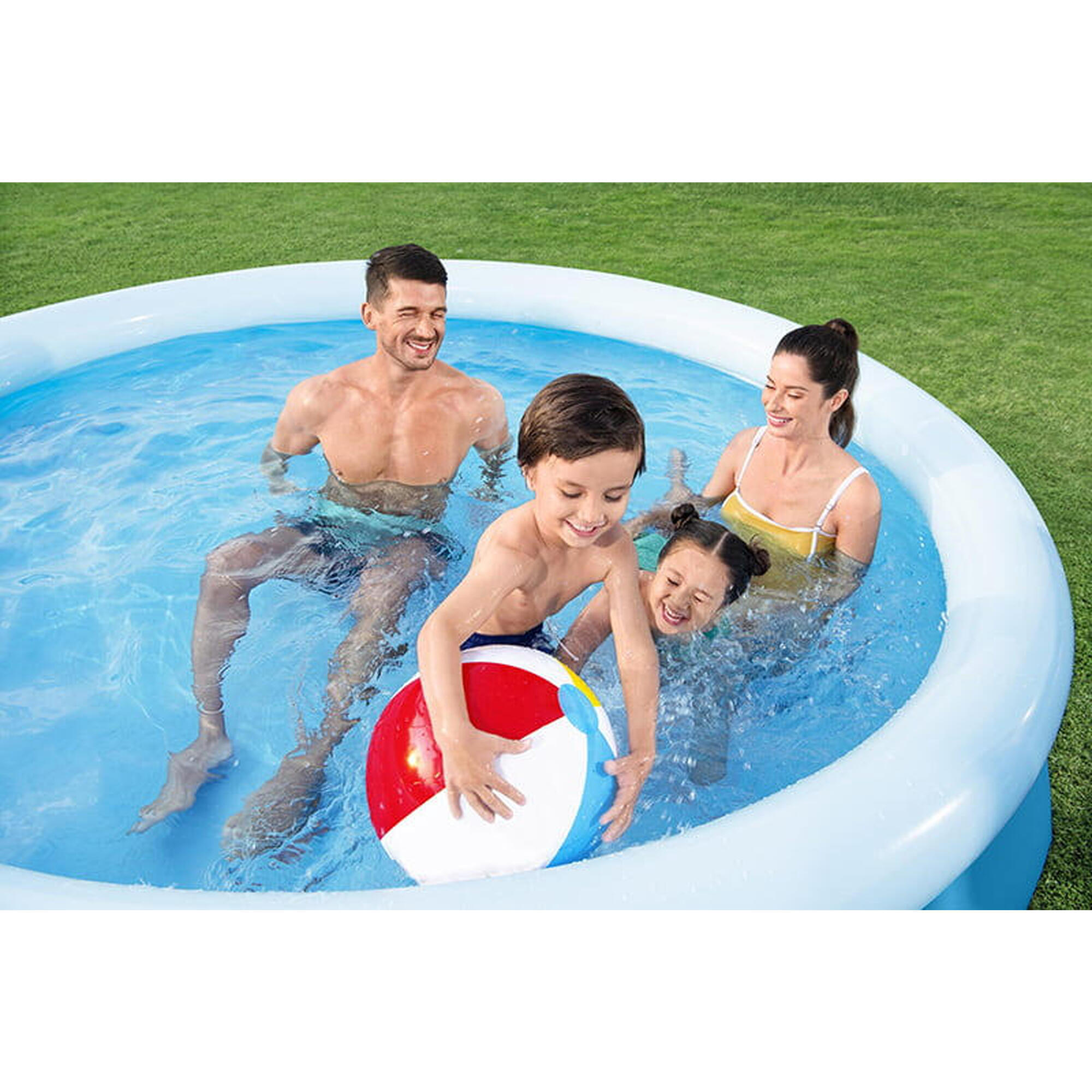 Piscine nuoto Kit Piscina Gonfiabile Rotonda, Blu