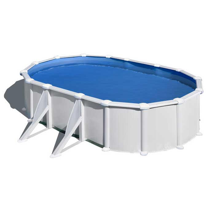 Piscina Desmontable ovalada 500 x 300cm x 132cm de acero blanco GRE Atlantis