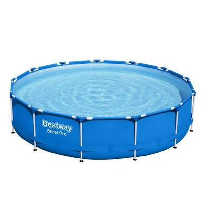 BESTWAY Piscine hors sol ronde Steel Pro™ 396 x 84 cm avec filtre à cartouche